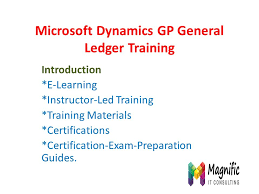 Microsoft Dynamics Gp General Ledger Training Introduction