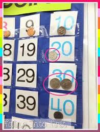 Counting Money Use A Pocket Chart That Counts To 100 To