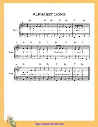 Learn piano with the help our free tutorials and piano letters' notes. Alphabet Song Abc Song Lyrics Videos Free Sheet Music For Piano