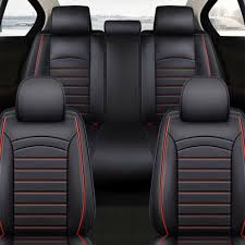 Pu Leather Car Seat Covers Set For