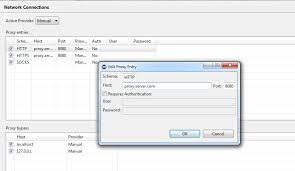 how to configure proxy in eclipse