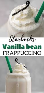 starbucks vanilla bean frappuccino with