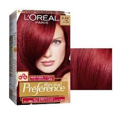Vampire Red Hair Color Cream Loreal Preference Hair