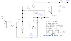 15w audio lifier circuit