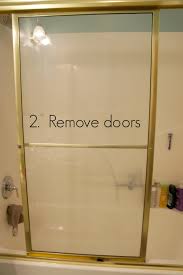 how to remove shower gl doors