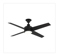 matte black ceiling fan