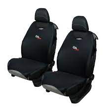 Car Seat Covers 2 Black Front Vest For