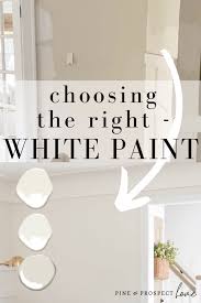 Choosing The Right White Paint Pine
