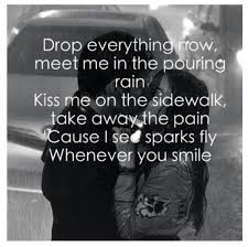 Kiss in the pouring rain. | Rain-Quotes | Pinterest | Rain and Kiss via Relatably.com