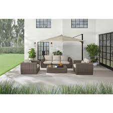 Home Decorators Collection Kings Ridge Rectangular Wicker And Reinforced Aluminum Outdoor Coffee Table
