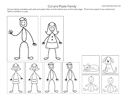 Word families worksheets and printables. Worksheet For Kids Preschool Worksheet About Family