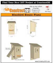 Bluebird House Plans Pdf