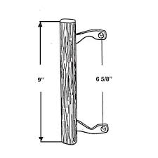 Barton Kramer Wood Patio Door Handle