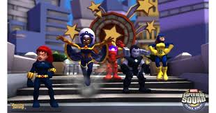 One with a black suited . Marvel Super Hero Squad Online Game Review