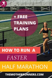 free half marathon training plans the