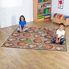 woodland double sided clroom carpet