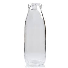 500ml Clear Glass Milk Bottle Glass