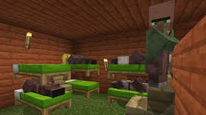 minecraft villager bunk beds for