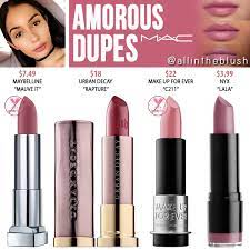 mac amorous lipstick dupes all in the