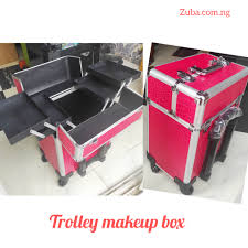 professional trolley makeup box zuba