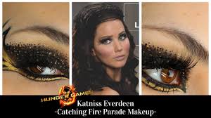catching fire parade makeup tutorial