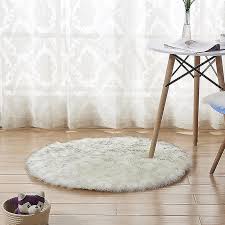 soft artificial sheepskin rug chair