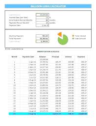 Loan Excel Template Auto Loan Amortization Schedule Excel Template