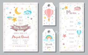 Use these thank you tags and tie one to each gift. Baby Shower Tags Card Set Baby Arrival Gift Collection Star Smiling Stock Photo Picture And Royalty Free Image Image 135466651
