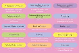 weather idioms in english promova