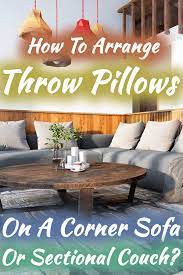 corner sofa pillows