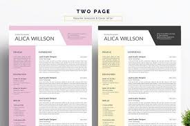 Resume Templates Design Colored Resume Template Word