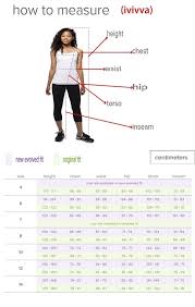 Sizing Help Lululemon Athletica Inside Ivivva Size Chart