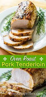 pork tenderloin recipe in oven easy
