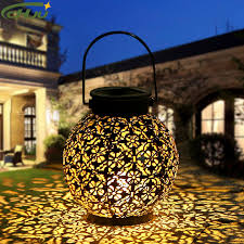 Chju Solar Outdoor Lantern Light Hollow