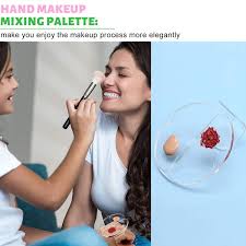 hand makeup mixing palette makeup