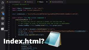 how to create a index html file you