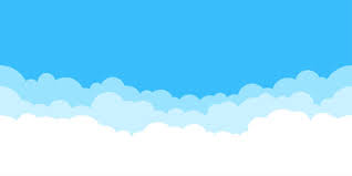 Blue Sky With Cloud Vector Icon Stock Vector Illustration Of Vector  gambar png