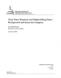 Navy Force Structure And Shipbuilding Plans 2016