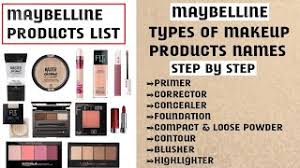 maybelline makeup s with their