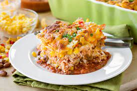 Cheesy Chicken Tortilla Casserole The Saucy Southerner Main Dish  gambar png