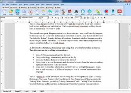 Talking Word Processor Text To Speech Software Reading