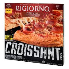 digiorno pizza croissant crust three meat