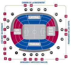 Fc Barcelona Camp Nou Access To Your Ticket Seats Information