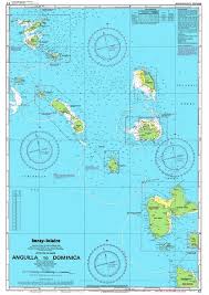 Leeward Islands Nautical Map Antigua Mappery