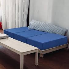 lucid washable tri fold sofa bed play