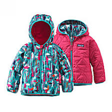Patagonia Baby Reversible Puff Ball Jacket Pine Friends