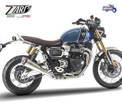 zard exhaust system for triumph