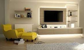 Wooden Modern Tv Wall Units Laminate