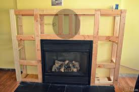 I added a beautiful rope style woodgrain trim to the base of the fireplace to cover the cut edges. How To Frame A Fireplace Surround Diy Stone Fireplace Diy Fireplace Fireplace Surrounds