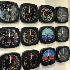Aviation Wall Clock Airplane Plane Gift